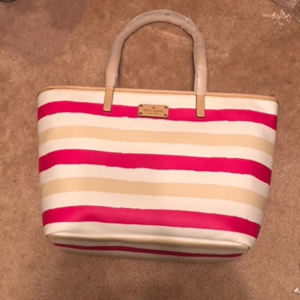 Kate Spade Striped Harmony Tote Purse
